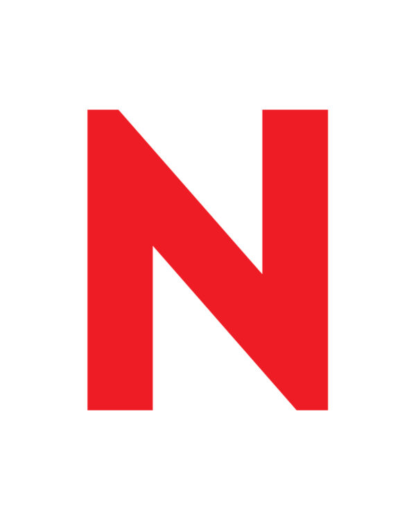 Σήμα Νέων Οδηγών "Ν" Αυτοκόλλητο - Image 1