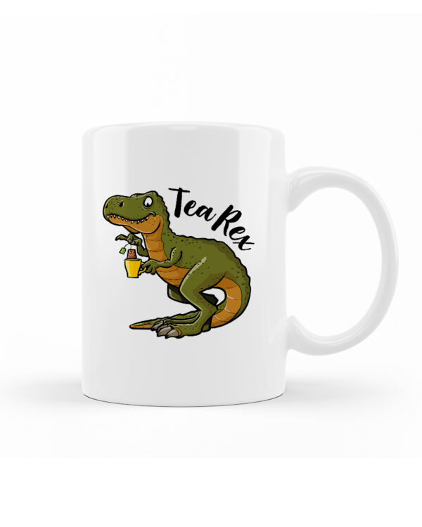 T-REX Κούπα Κεραμική Λευκή 330ml - Image 1