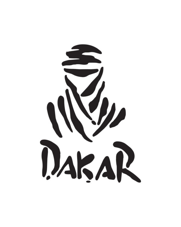 Αυτοκόλλητο Αυτοκινήτου Dakar Μαύρο - Image 1