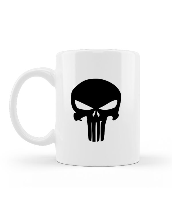 Κούπα Κεραμική Punisher  Λευκή 330ml - Image 2