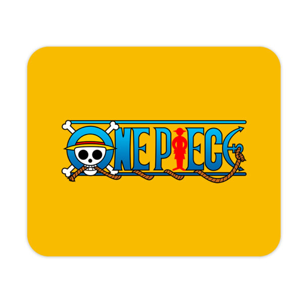 One Piece Logo Mousepad Πορτοκαλί  22x18cm - Image 1