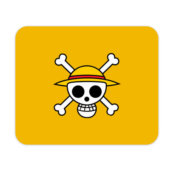 Skull One Piece Mousepad Πορτοκαλί  22x18cm - Image 1