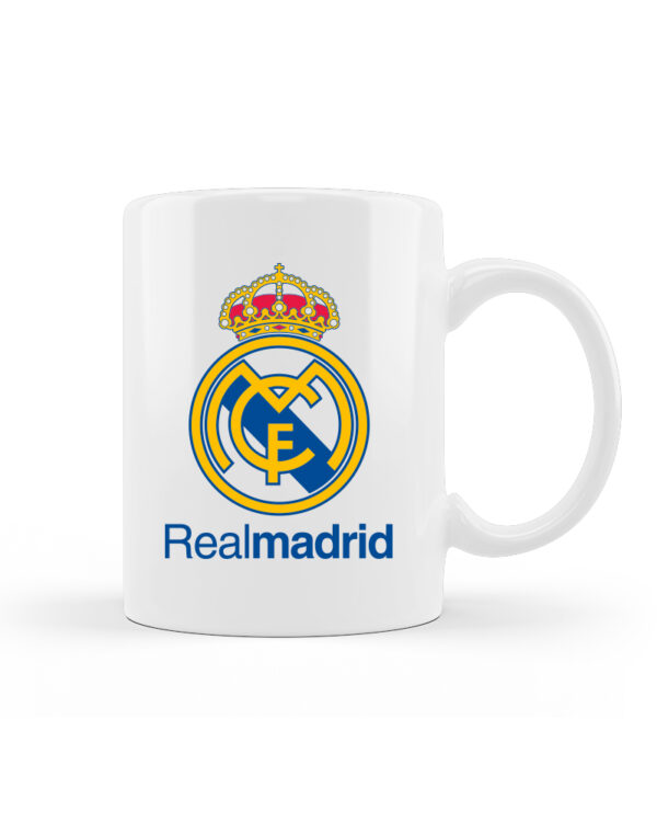 Real Madrid Κούπα Κεραμική Λευκή 330ml - Image 1