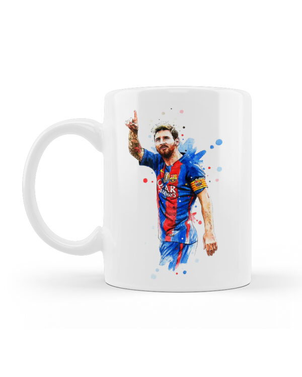 Κούπα Κεραμική Λευκή Messi 330ml - Image 2