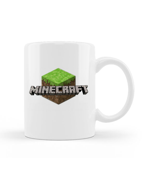 Κούπα Κεραμική Λευκή Minecraft 330ml - Image 1