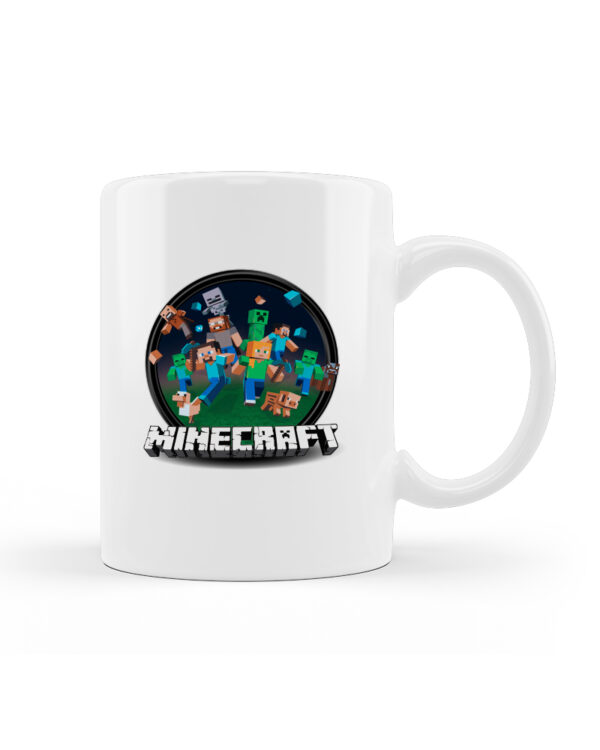 Κούπα Κεραμική Λευκή Minecraft 330ml - Image 1