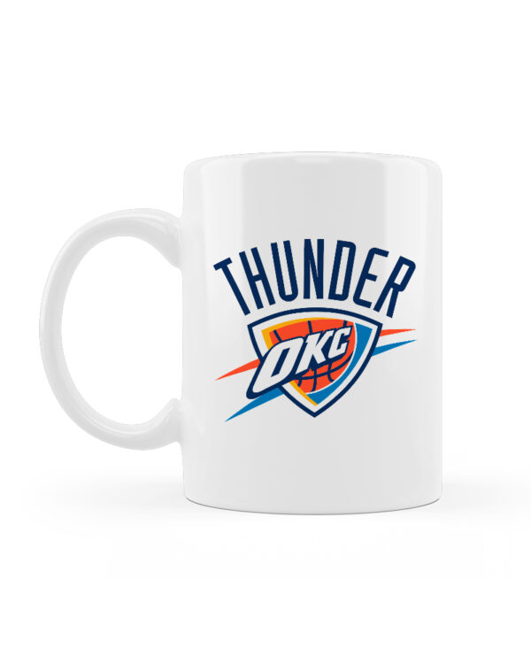Κούπα Κεραμική Oklahoma Thunder Λευκή 330ml - Image 2