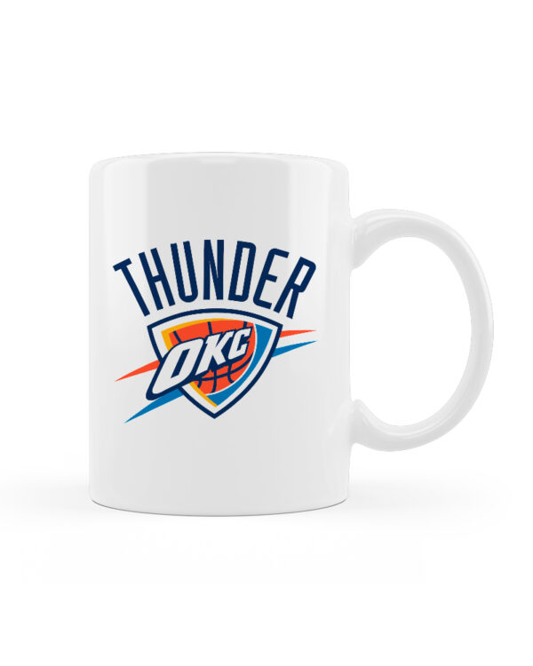 Κούπα Κεραμική Oklahoma Thunder Λευκή 330ml - Image 1