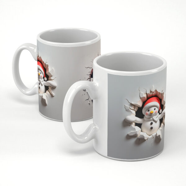 Κούπα Κεραμική Λευκή Χριστουγεννιάτικη 330ml - Image 1