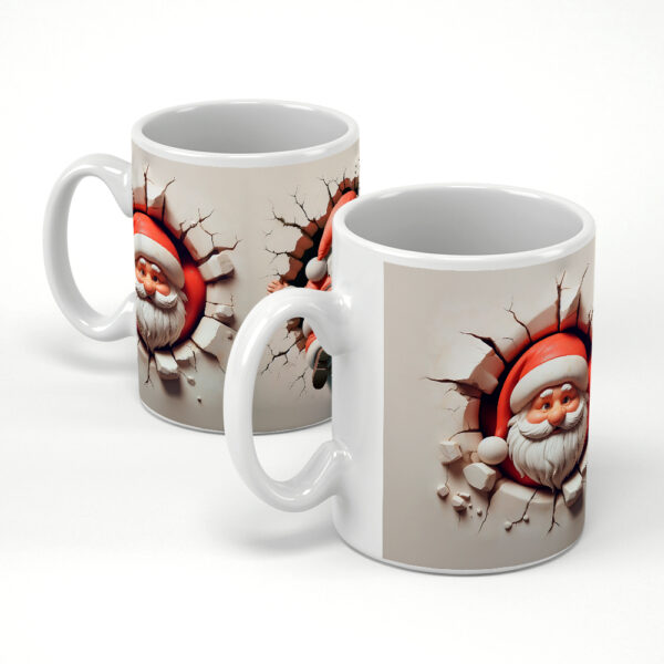 Κούπα Κεραμική Λευκή Χριστουγεννιάτικη 330ml - Image 1