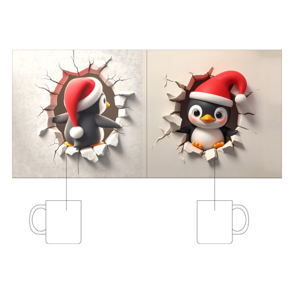 Κούπα Κεραμική Λευκή Χριστουγεννιάτικη 330ml - Image 2