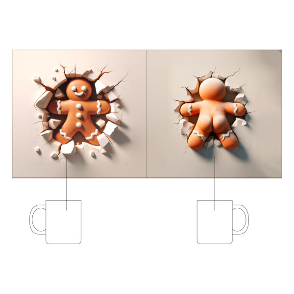 Κούπα Κεραμική Λευκή Χριστουγεννιάτικη 330ml - Image 2