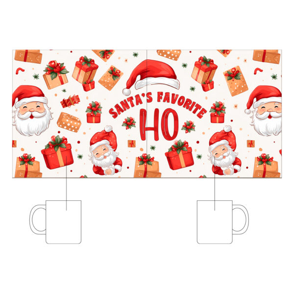 Κούπα Κεραμική Λευκή  Χριστουγεννιάτικη 330ml - Image 2