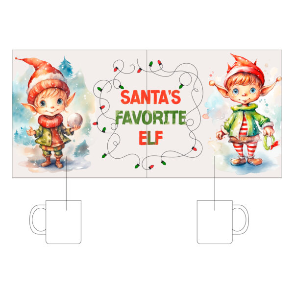 Κούπα Κεραμική Λευκή Χριστουγεννιάτικη 330ml - Image 2