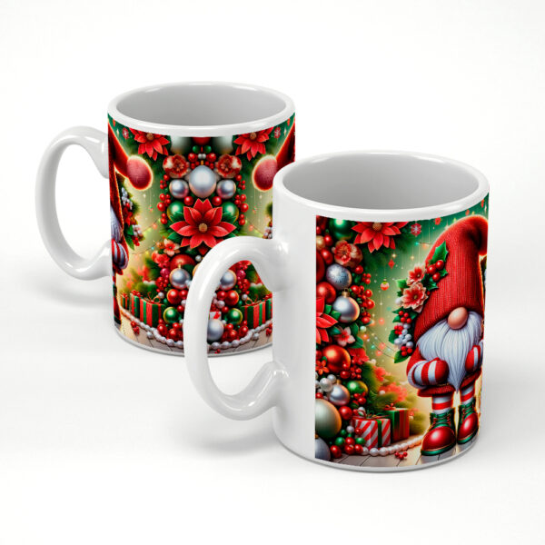 Κούπα Κεραμική Λευκή Χριστουγεννιάτικη 330ml - Image 1