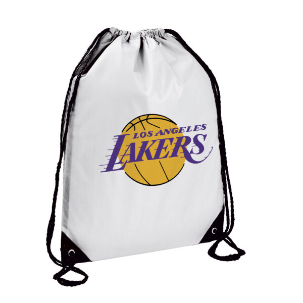 Τσάντα πλάτης γυμναστηρίου Lakers Λευκή - Image 1