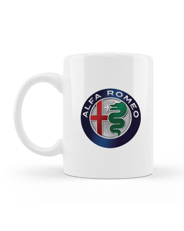 Κούπα Κεραμική Λευκή Alfa Romeo 330ml - Image 2