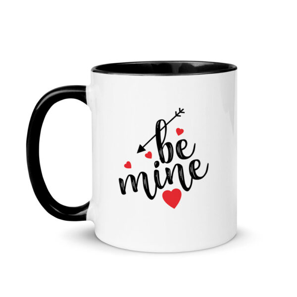 Κούπα Κεραμική Μαύρη Valentines Day Be Mine 330ml - Image 2