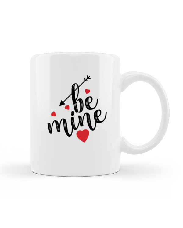 Κούπα Κεραμική Λευκή Valentines Day Be Mine 330ml - Image 1
