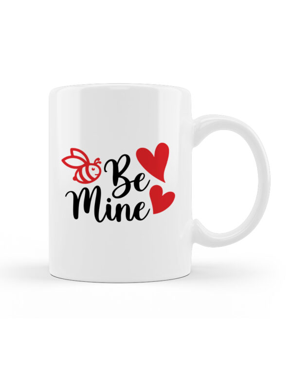 Κούπα Κεραμική Λευκή Valentines Day Be Mine 330ml - Image 1