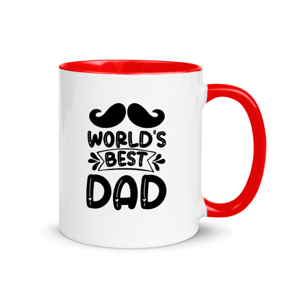Κούπα Κεραμική Κόκκινη Best Dad 330ml - Image 1