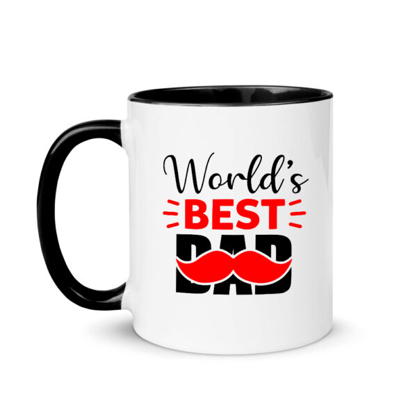 Κούπα Κεραμική Μαύρη Best Dad 330ml - Image 2