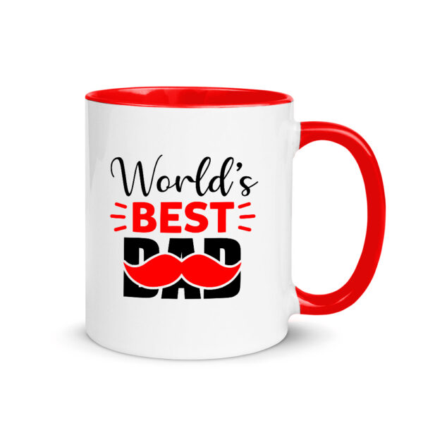 Κούπα Κεραμική Κόκκινη Best Dad 330ml - Image 1