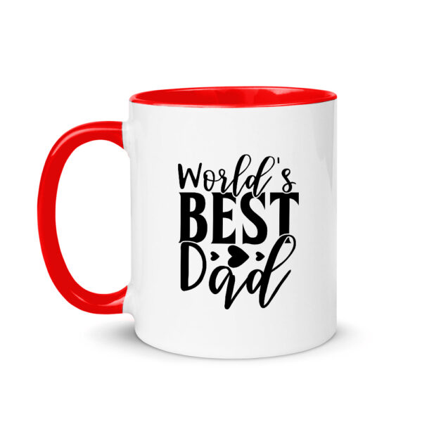 Κούπα Κεραμική Κόκκινη Best Dad 330ml - Image 2