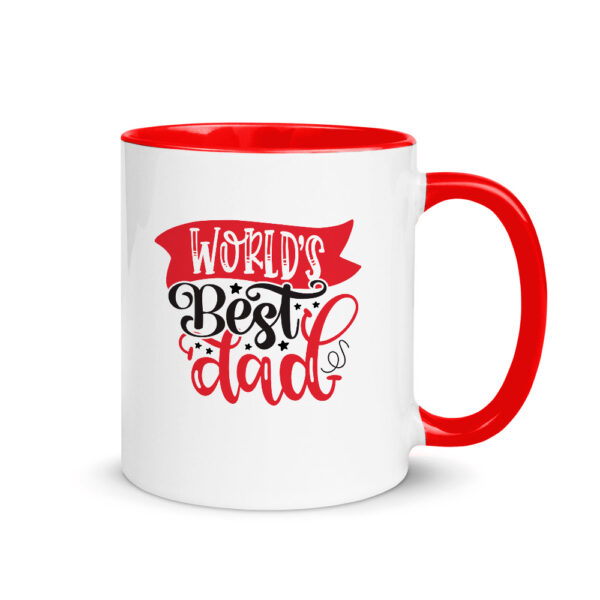 Κούπα Κεραμική Κόκκινη Best Dad 330ml - Image 1