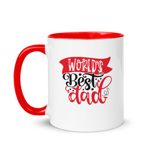 Κούπα Κεραμική Κόκκινη Best Dad 330ml - Image 2