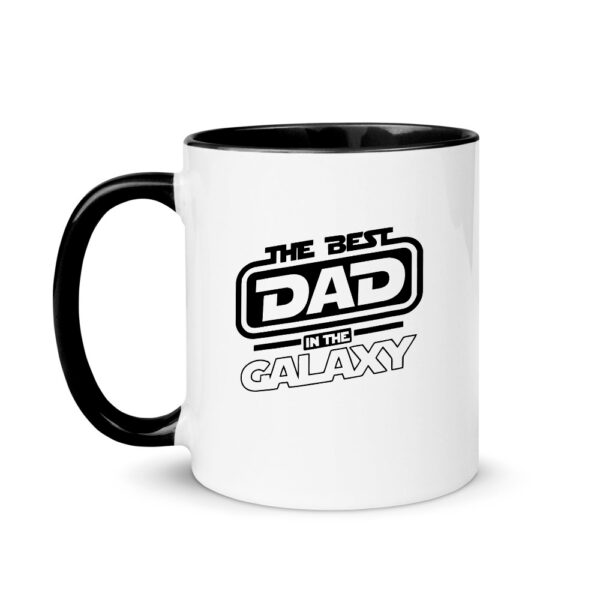 Κούπα Κεραμική Μαύρη Best Dad in the galaxy 330ml - Image 2
