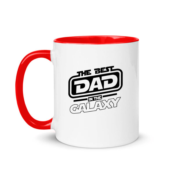 Κούπα Κεραμική Κόκκινη Best Dad in the galaxy 330ml - Image 2