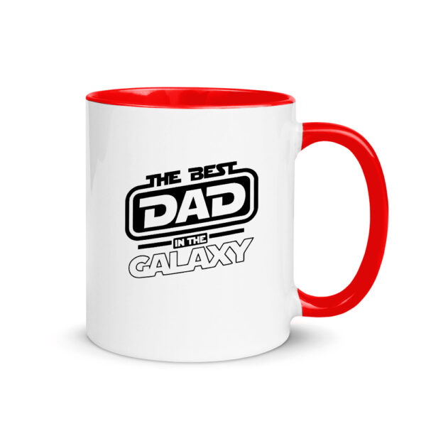 Κούπα Κεραμική Κόκκινη Best Dad in the galaxy 330ml - Image 1