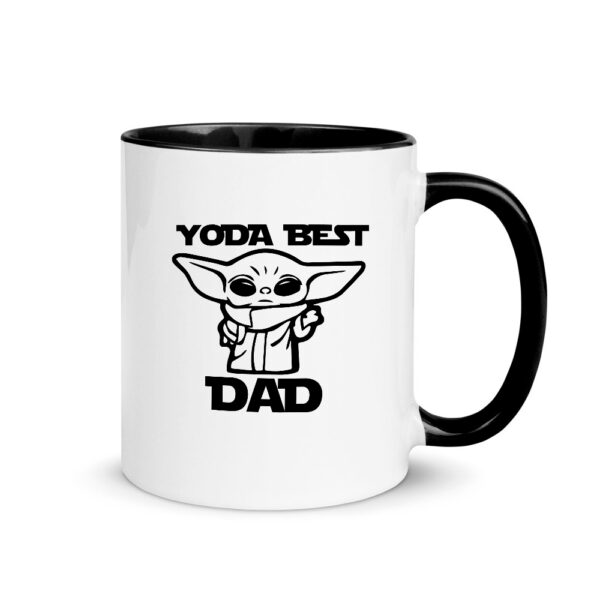 Κούπα Κεραμική Μαύρη Yoda Best Dad 330ml - Image 1