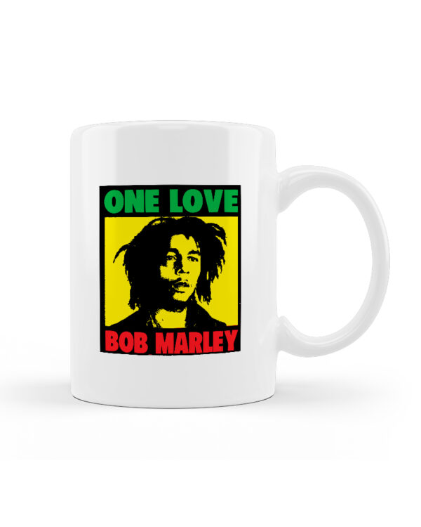 Κούπα Κεραμική Λευκή Bob Marley 330ml - Image 1