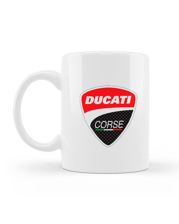Κούπα Κεραμική Λευκή Ducati Corse 330ml - Image 2