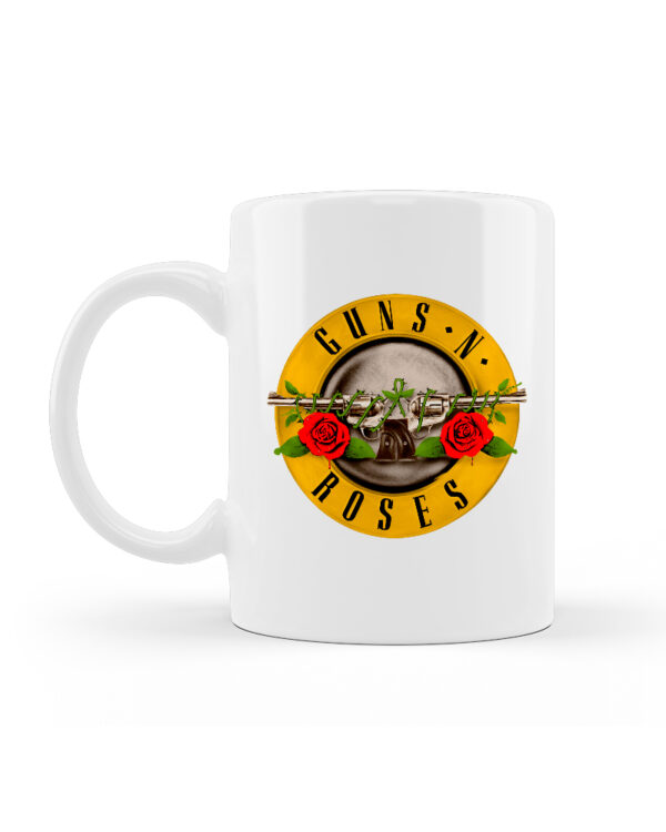 Κούπα Κεραμική Λευκή Guns N Roses 330ml - Image 2