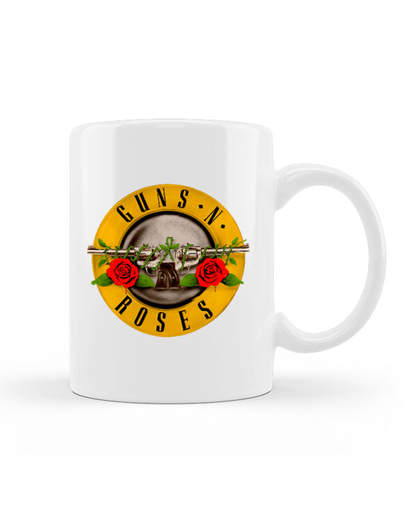 Κούπα Κεραμική Λευκή Guns N Roses 330ml - Image 1