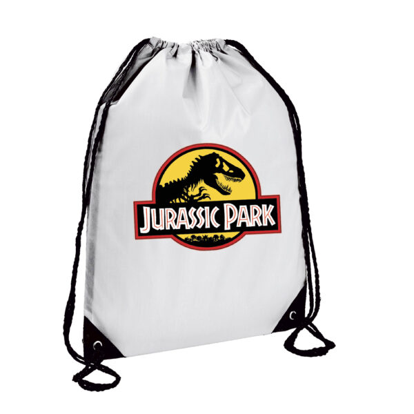 Τσάντα πλάτης γυμναστηρίου Jurassic Park Λευκή - Image 1