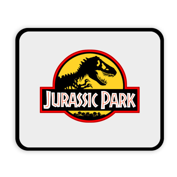 Mousepad Jurassic Park Μαύρο 220mm - Image 1