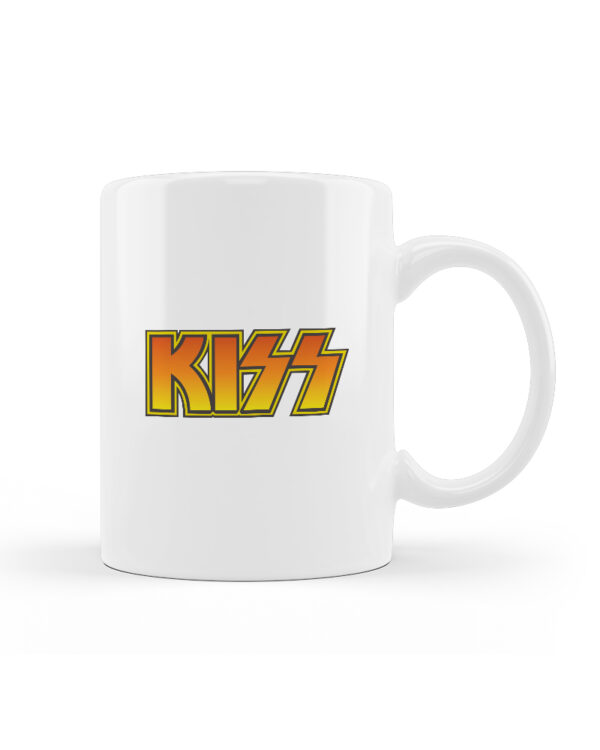Κούπα Κεραμική Λευκή Kiss 330ml - Image 1