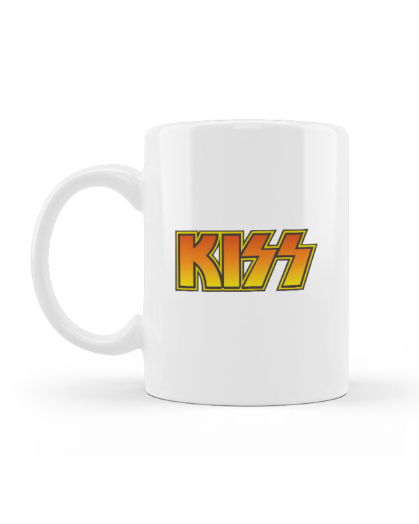 Κούπα Κεραμική Λευκή Kiss 330ml - Image 2