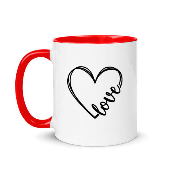 Κούπα Κεραμική Κόκκινη Valentines Day Love 330ml - Image 2