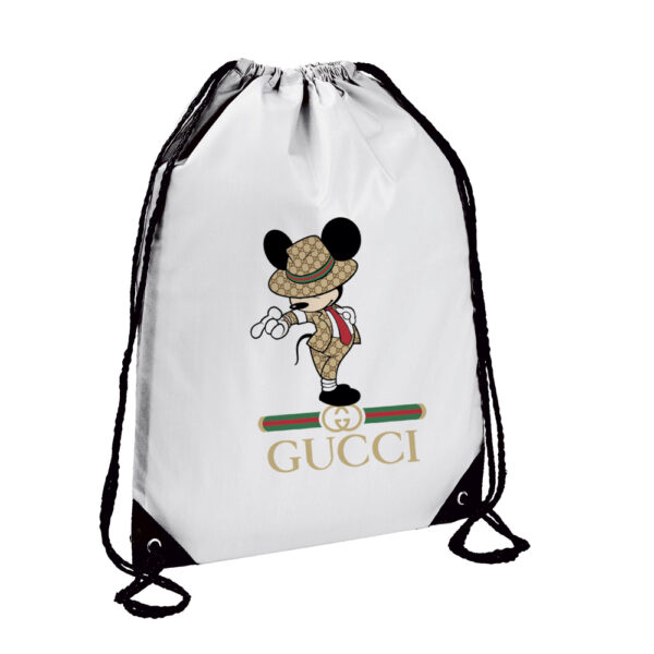 Τσάντα πλάτης γυμναστηρίου Mickey Gucci Λευκή - Image 1