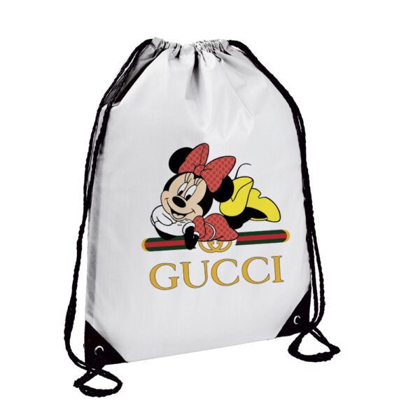 Τσάντα πλάτης γυμναστηρίου Minnie Gucci Λευκή - Image 1
