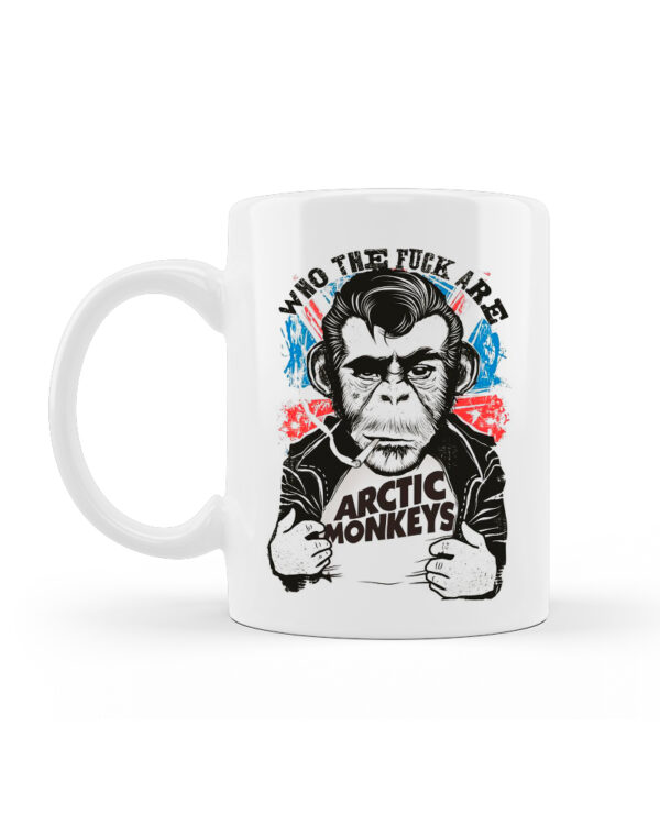 Κούπα Κεραμική Λευκή Arctic Monkeys 330ml - Image 2