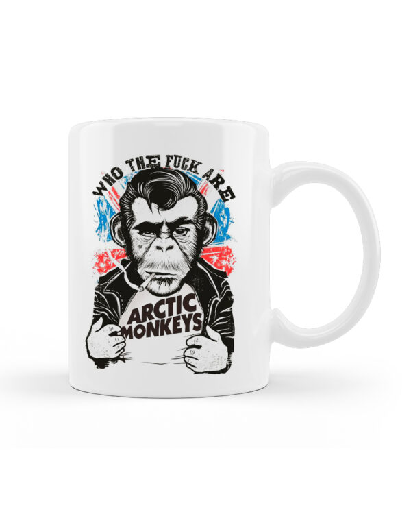 Κούπα Κεραμική Λευκή Arctic Monkeys 330ml - Image 1