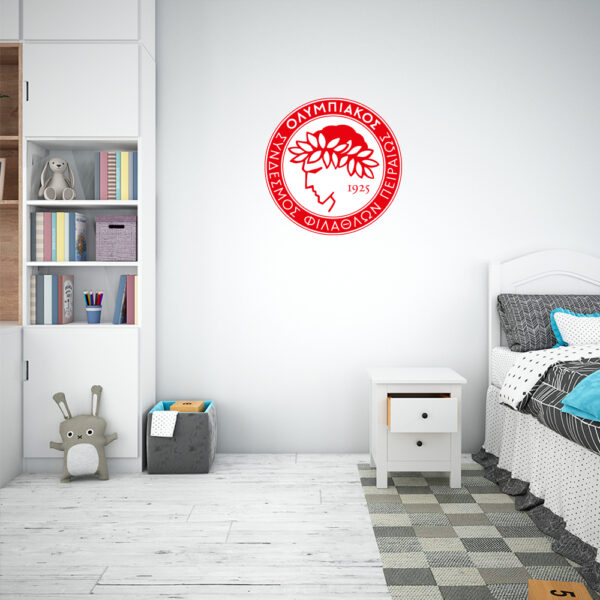 Διακοσμητικό Αυτοκόλλητο Ολυμπιακός 40cm x 40cm - Image 1