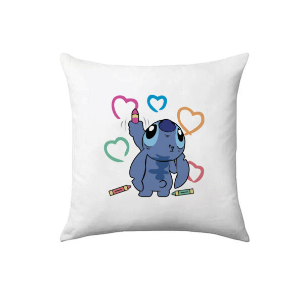 Μαξιλάρι Καναπέ Stitch Λευκό 40cm x 40cm - Image 1