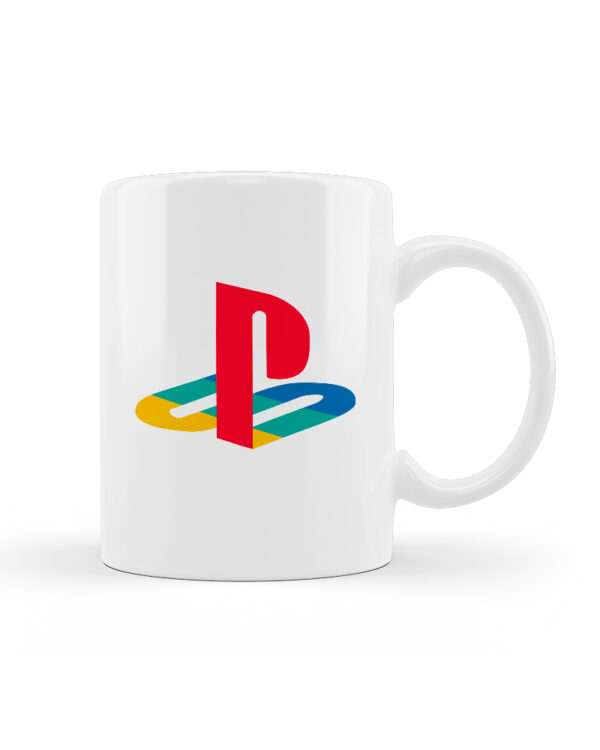 Κούπα Κεραμική Λευκή Playstasion Λογότυπο 330ml - Image 1